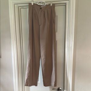 Reformation Tan Pants